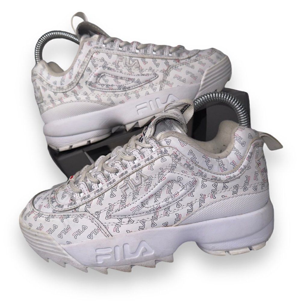 Fila‎ Disrupter II Casual Street Sneaker "White Logo" 5FM00597-125 Women's 6